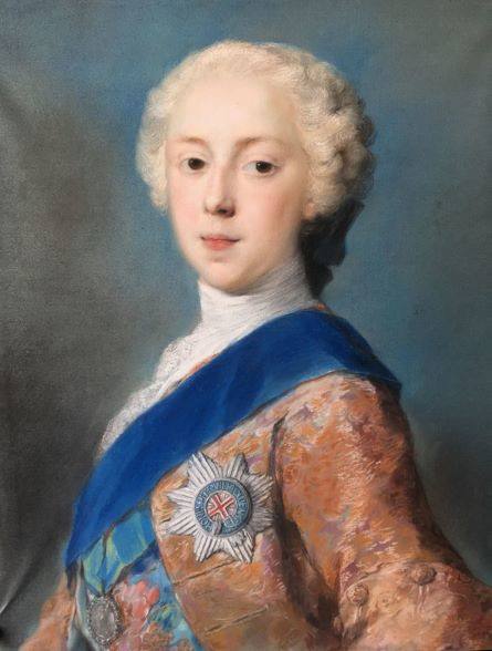 Portrait of 16 year old Bonnie Prince Charlie by Rosalba Carriera