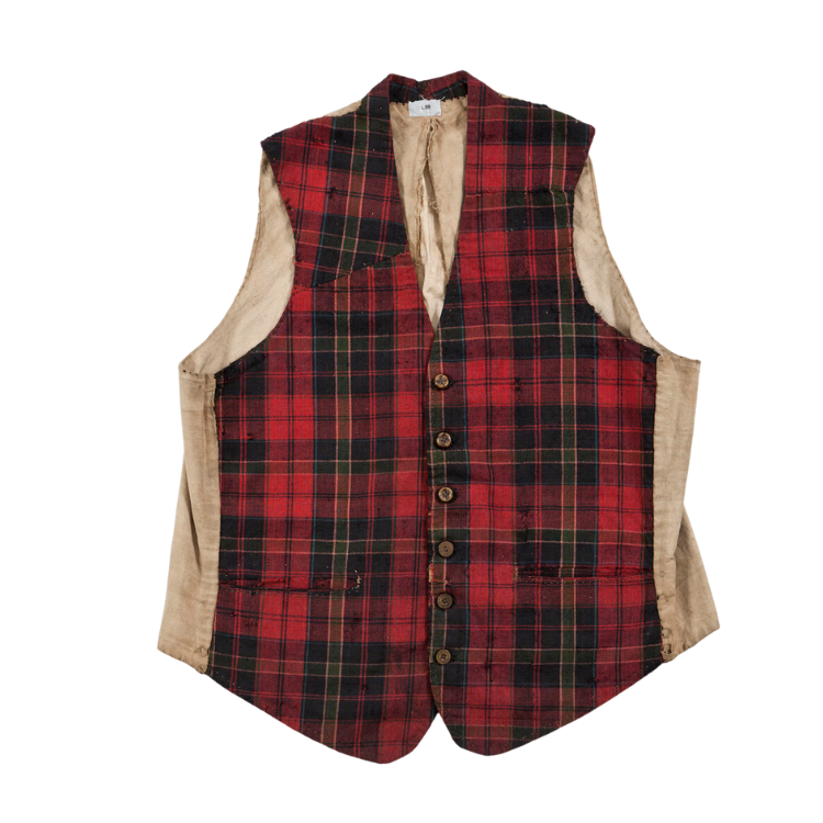 A tartan waistcoat