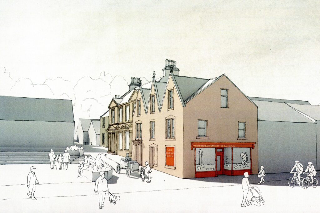 Artist’s impression of the redevelopment from Cameron Square