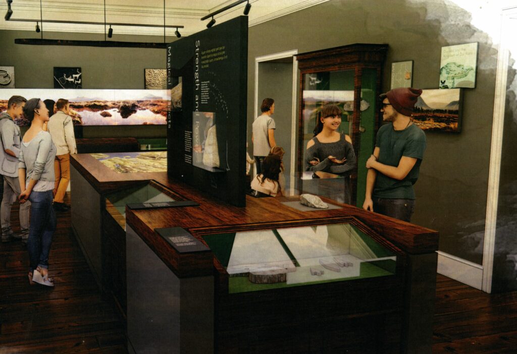 Artist’s impression of a gallery