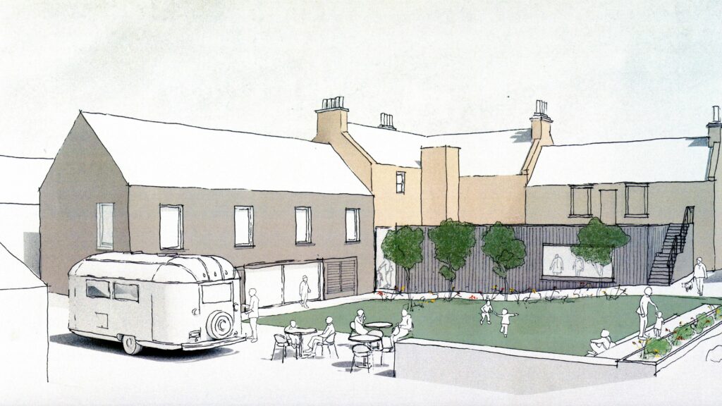 Artist’s impression of redevelopment from the rear