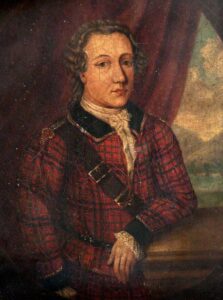 Oil painting of the Gentle Lochiel, Chief of Clan Cameron